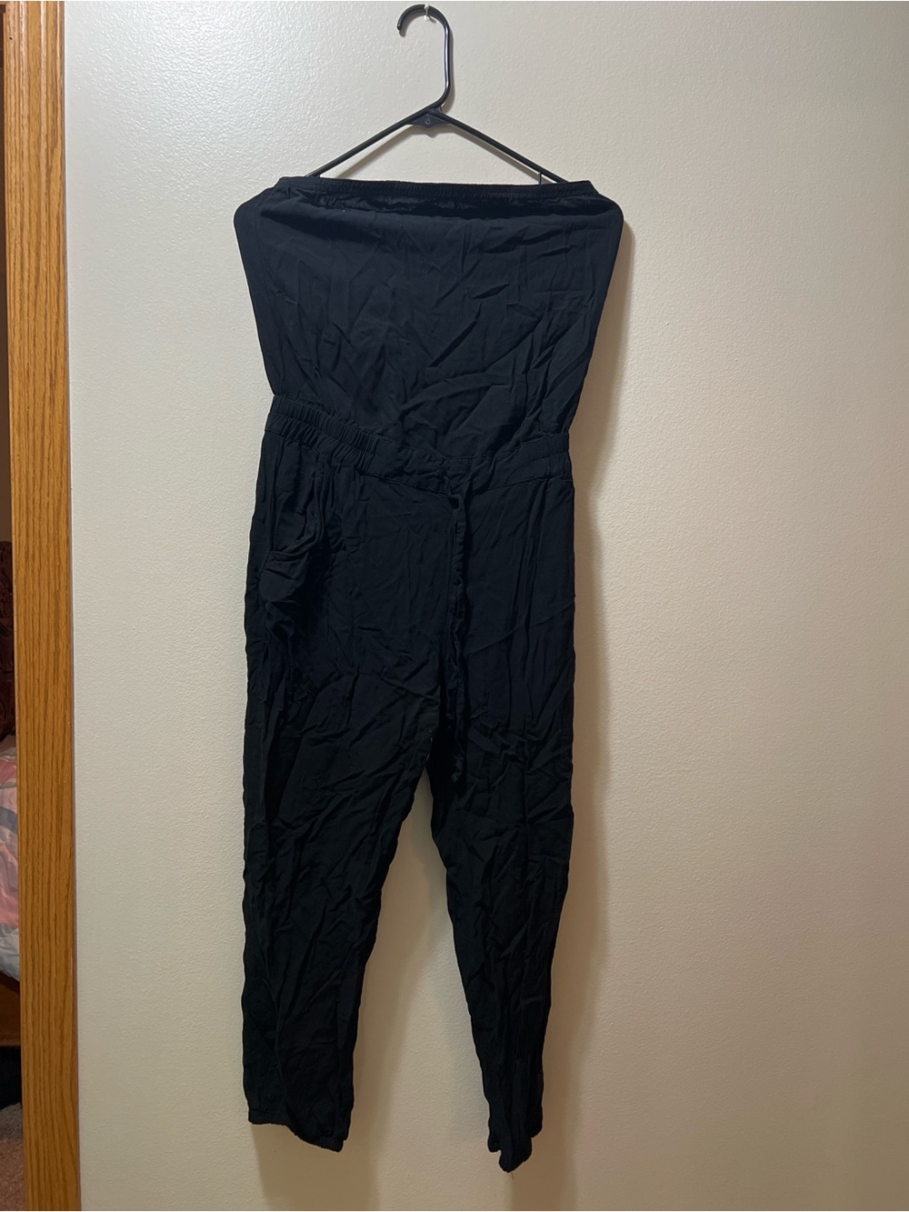 Mudd Strapless Black Jumpsuit